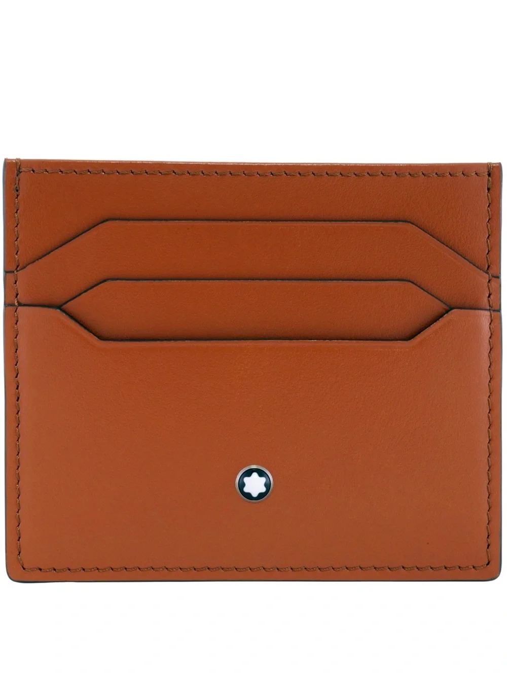 Montblanc Meisterstück 6CC Leather Card Holder Rust Brown NWT Complete Set